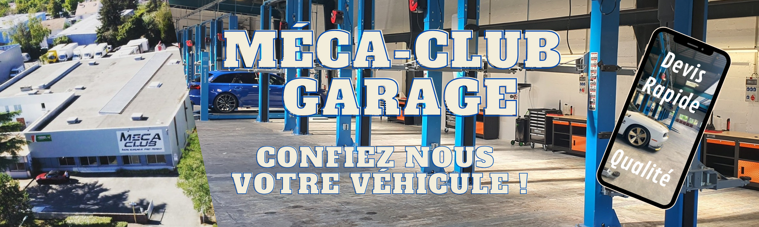 NOUVEAU ! Confiez nous votre véhicule avec Méca-Club Garage