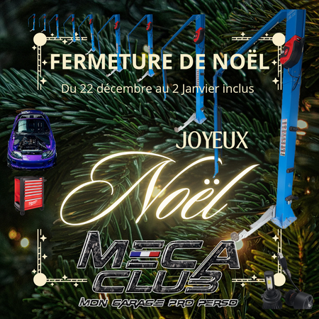 FERMETURE DE NOEL 2024